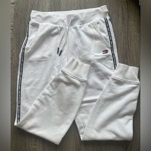 Tommy Hilfiger Sport White sweatpants, Size XS